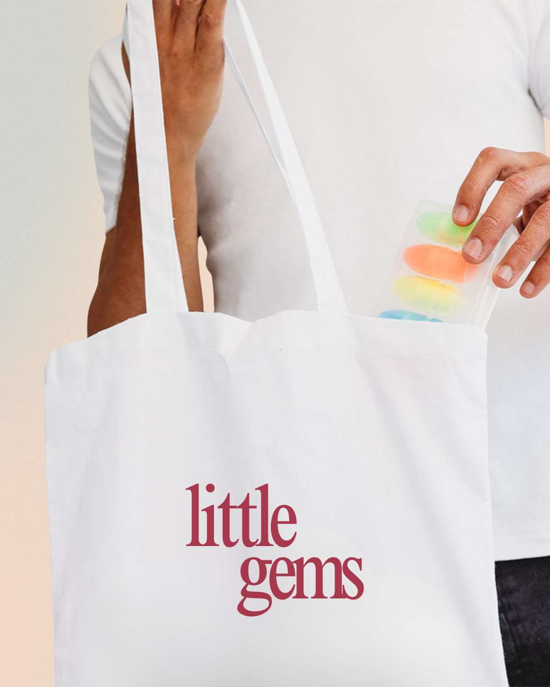 Colour Calico Tote Bag