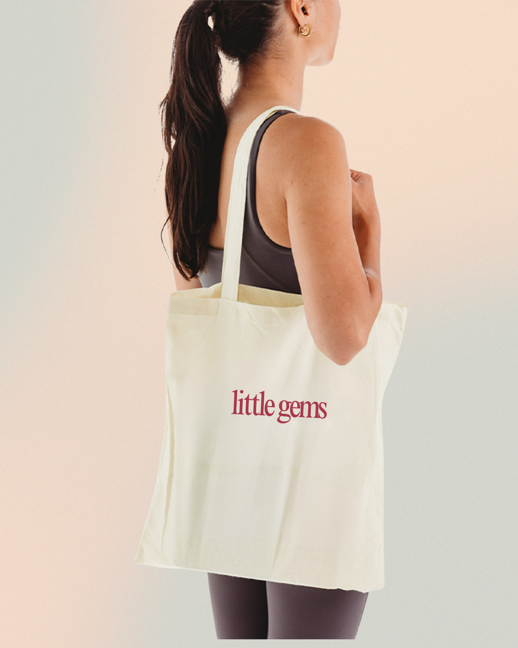 Natural Calico Tote Bag